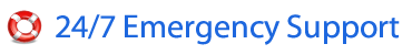 24/7 Emergency Support